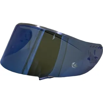 Helma na motorku Lazer Modře iridiové plexi Max Vision pro přilbu Rafale Evo + DÁREK