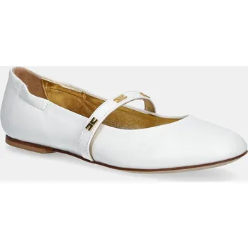 Dámské baleríny Dětské kožené baleríny Elisabetta Franchi bílá barva, F4A3-E0209 F4A3.E0209.30.34 00X, EUR 30