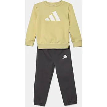 Dětská tepláková souprava adidas žlutá barva, JE1394 10X, vel. 74