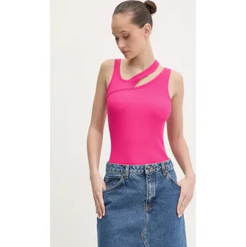 Top HUGO růžová barva, 50537044 30X, vel. S