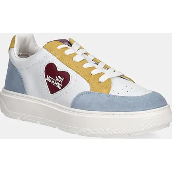 Dámské tenisky Kožené tenisky Love Moschino JA15154G1MIAA10B bílá 00X, EUR 41