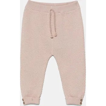 Kojenecké tepláky United Colors of Benetton růžová barva, 1294AF006 1294AF006.W.Seasonal 39X, vel. 56