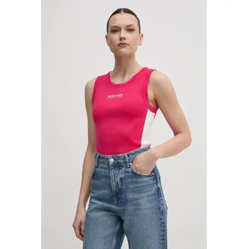 Dámská vesta Vesta Red Bull Racing x Pepe Jeans KNIT LOGO TANK růžová barva, RL700002 42X, vel. XS
