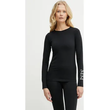 Pánské tričko Tričko s dlouhým rukávem MM černá barva, 2516361017600 99X, vel. S