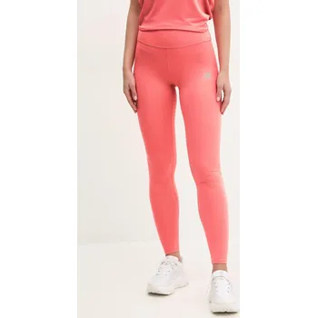 Dámské legíny Tréninkové legíny New Balance Harmony oranžová barva, hladké, WP51126DTR 32X, vel. XS