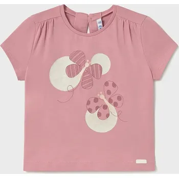 Dětská móda Dětské tričko Mayoral 1043.4D.Baby.PPYA růžová 38X, vel. 68