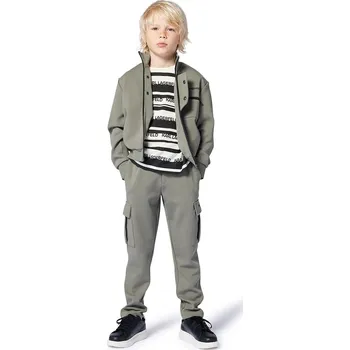 Chlapecké kalhoty Dětské kalhoty Karl Lagerfeld Z30419.86.108 zelená 78X, vel. 94