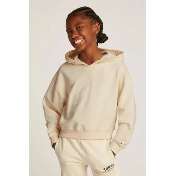 Chlapecká mikina Dětská mikina Tommy Hilfiger KG0KG08322.116.122.PPYA béžová 80X, vel. 116