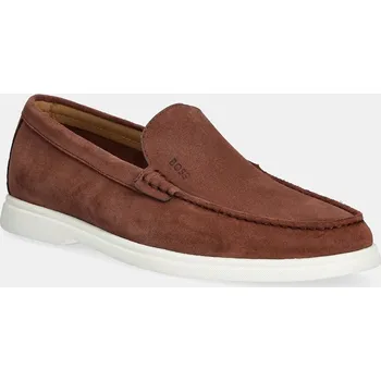 Dámské mokasíny Semišové mokasíny BOSS Sienne 50543083.224 oranžová 28X, EUR 43