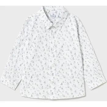 Dětská bavlněná košile Mayoral 1117.3E.Baby.PPYA modrá 50X, vel. 98