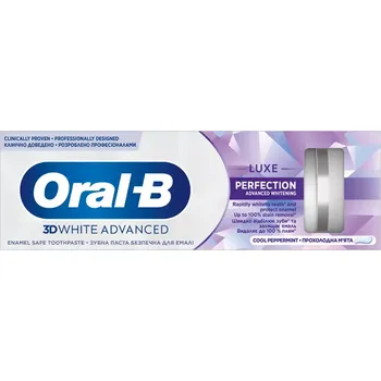 zubní pasta Oral-B Zubní pasta 3D White Advanced Luxe Perfection 75 ml