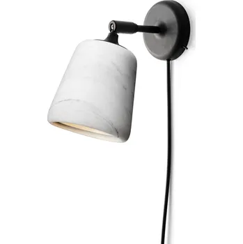 Nástěnné svítidlo New Works, Nástěnné svítidlo Material, bílé mramorové - Formadore