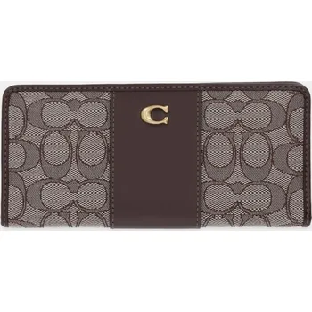 Peněženka Peněženka Coach dámská, hnědá barva, CCC98 89A, vel. ONE SIZE