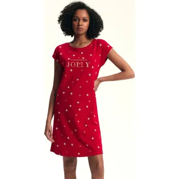 Dámská noční košile Henderson noční košile vánoční 43720 Dotie - červená, 3XL (Dámská vánoční noční košile)