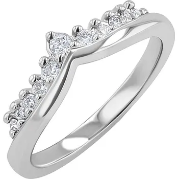 Prsten Vykrojený prsten s lab-grown diamanty Bethanie