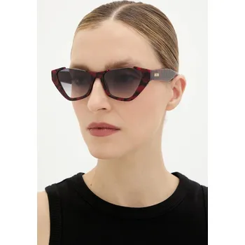 Sluneční brýle Sluneční brýle Moschino dámské, vínová barva, MOS197/S 83X, vel. 53