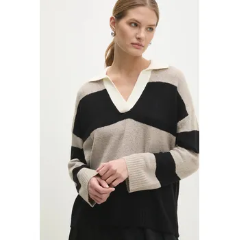 Dámský svetr Svetr Answear.LAB dámský, hnědá barva, lehký LK.510DITTO.ums 88X, vel. L