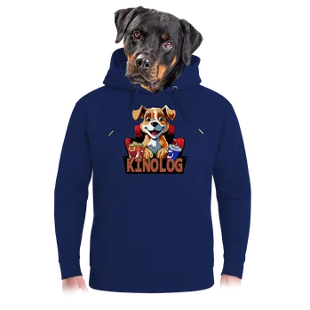 Pánská mikina Bastard Kinolog unisex mikina premium Navy