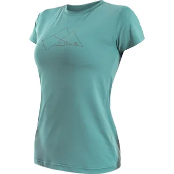 Dámské tričko Triko Sensor Coolmax Tech Mountains dámské krátký mátová 2XL