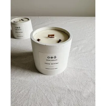 Svíčka Svíčka "COZY WINTER" s vůní pomeranče, skořice a hřebíčku (240g) Velká