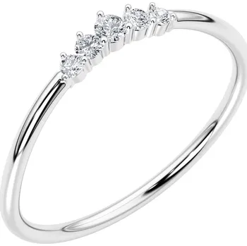 Prsten Vykrojený prsten s lab-grown diamanty Myles