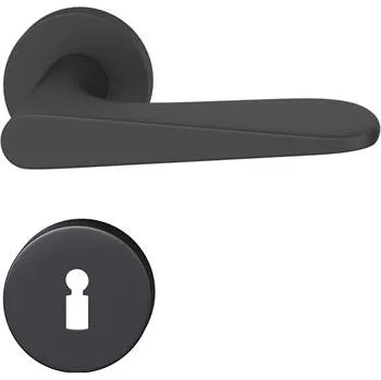 Dveřní kování FSB dveřní kování 12 1144 ASL, klika-klika, rozeta, OB, černá mat