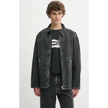 Džínová bunda MM6 Maison Margiela SH0AM0041 černá 99X, vel. L