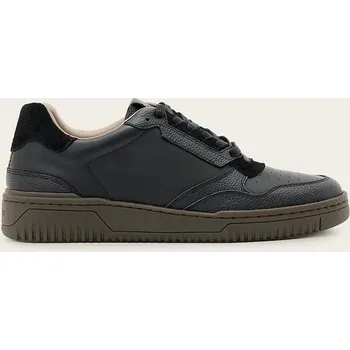 Pánské tenisky Kožené tenisky AllSaints Regan Low Top M053FB.BLK černá 99X, EUR 41