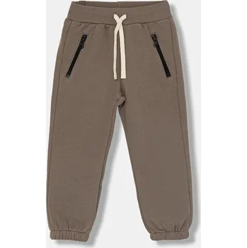 Chlapecké kalhoty Dětské tepláky United Colors of Benetton hnědá barva, 3J73GF057 3J73GF057.P.Seasonal 84X, vel. 116