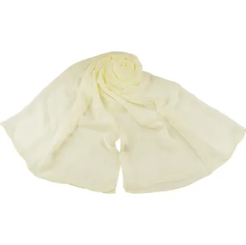 Deštník Letní šátek / šála / pléd jednobarevný 95x180 cm krémová světlá 1 ks