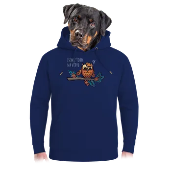 Pánská mikina Bastard Jsem na větvi unisex mikina premium Navy