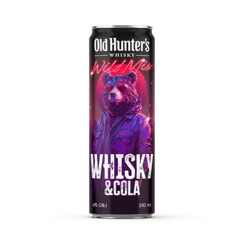 Míchaný nápoj Old Hunter's Whisky & Cola 6% 0,25l
