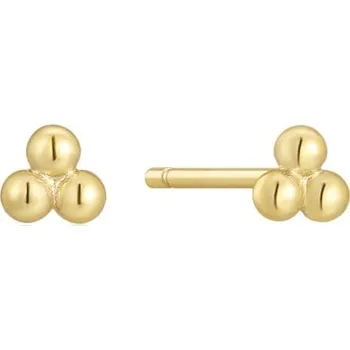 Náušnice Stříbrné náušnice se třemi kuličkami Desi