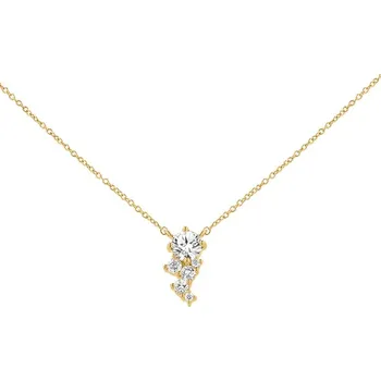 Náhrdelník Cluster náhrdelník s lab-grown diamanty Barto