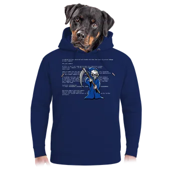 Pánská mikina Bastard Modrá smrt unisex mikina premium Navy