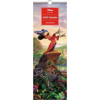 Cizojazyčná kniha Disney Dreams Collection by Thomas Kinkade Studios 2026 Slim Calendar - Kinkade, Thomas a Thomas Kinkade Studios