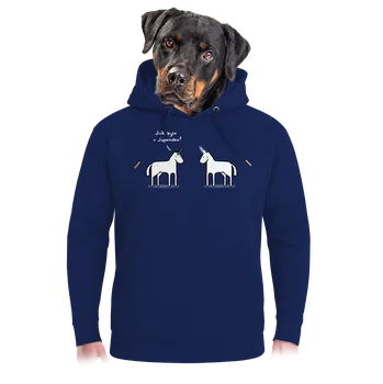 Pánská mikina Bastard Pornorožec unisex mikina premium Navy