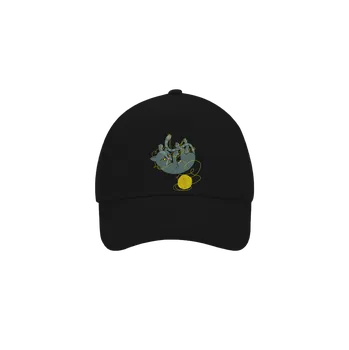 Kšiltovka Bastard Nevrlý kocour kšiltovka baseballka Black