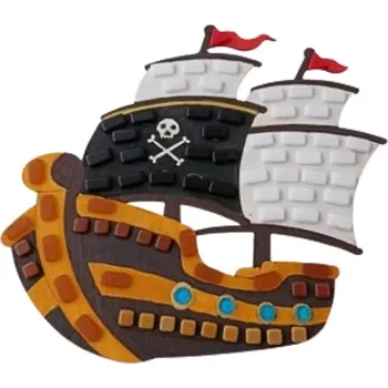 Výtvarná sada Kreativní sada Pirátská loď