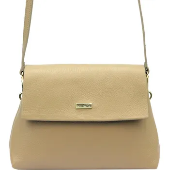 Kabelka Kožená kabelka MiaMore béžová KZ2248105