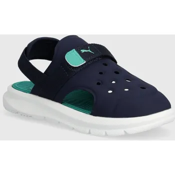 Dívčí obuv Dětské sandály Puma Evolve AC Inf tmavomodrá barva 389148 59X, EUR 19