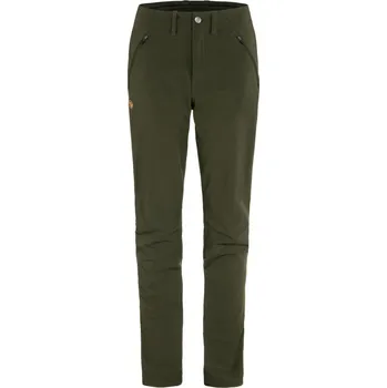 Dámské kalhoty FJÄLLRÄVEN Abisko Trail Stretch Trousers W, Deep Forest (vzorek) velikost: 38