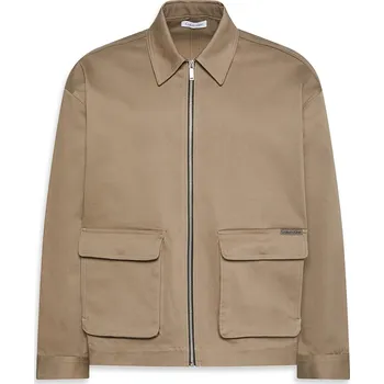 Pánská větrovka Bunda Calvin Klein Jeans Taupe Tone GPF 1180156 L