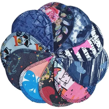 Odličovací ubrousek ESITO | Odličovací tampony pratelné 10 ks Antibakteriální Dark - tmavé / 8 x 9,5 cm