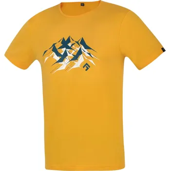 Direct Alpine pánské bavlněné triko FLASH ocean (Brain) Barva: mango (Mountains), Velikost: M