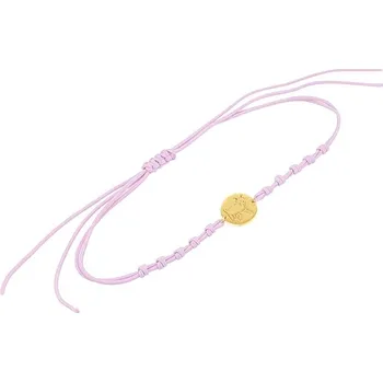 Náramek Stříbrný provázkový náramek s gravírem beránka Malý princ