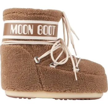 Dámská zimní obuv Dámské sněhule Moon Boot ICON LOW FLEECE - hnědá 36/38