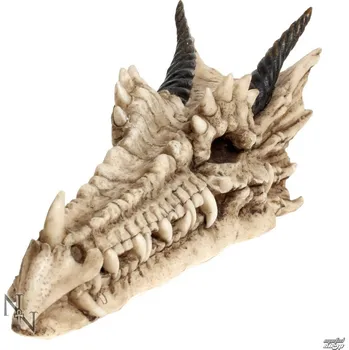Svícen stojan na vonné tyčinky Draco Skull