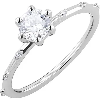 Prsten Něžný zásnubní prsten s lab-grown diamanty Akadie