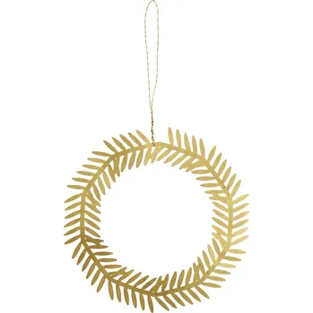 Závěsná dekorace Madam Stoltz 16 cm 38940 žlutá 18X